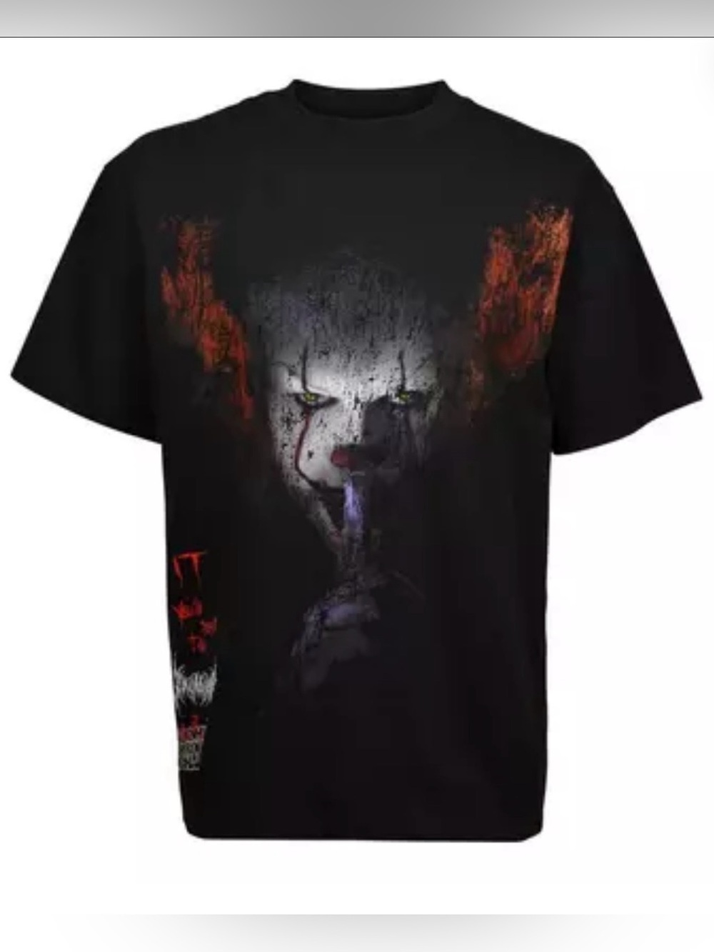Civil Regime x IT Come Out And Play Black Graphic T‑Shirt Size L